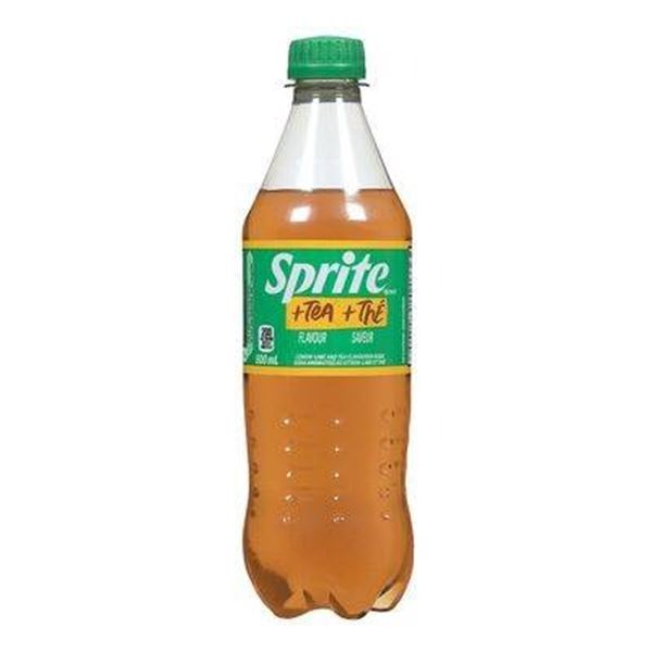 Sprite + Tea 24-Pack (24 x 500 mL) Beverage Bottles