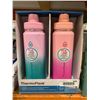 Image 1 : ThermoFlask 710 mL Insulated Stainless Steel Bottles – Pink and Blue