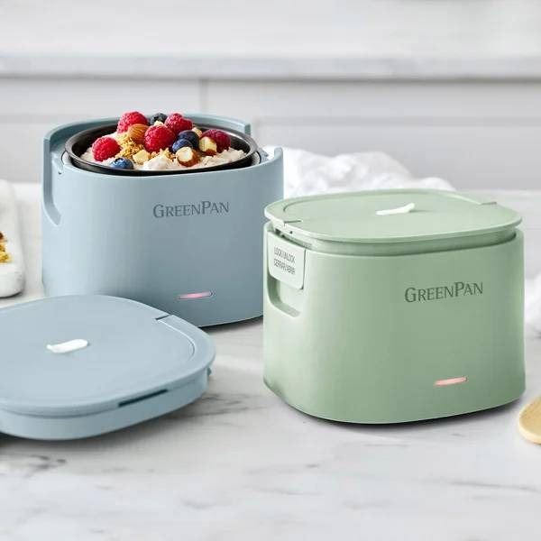 GreenPan Electric Lunch Box Set with Two Containers and Accessories