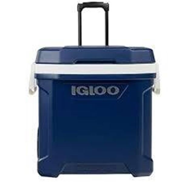 Igloo MaxCold Wheeled Cooler With Telescoping Handle and Side Handles