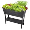 Image 1 : Keter Reves Garden Bed Planter – Black