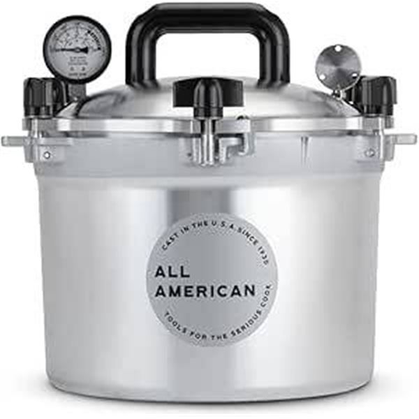 All American 910 Aluminum Pressure Canner and Cooker, 10.5 Quart