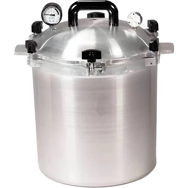All American Model 925 Heavy Cast Aluminum Pressure Canner/Cooker – 25 Quart
