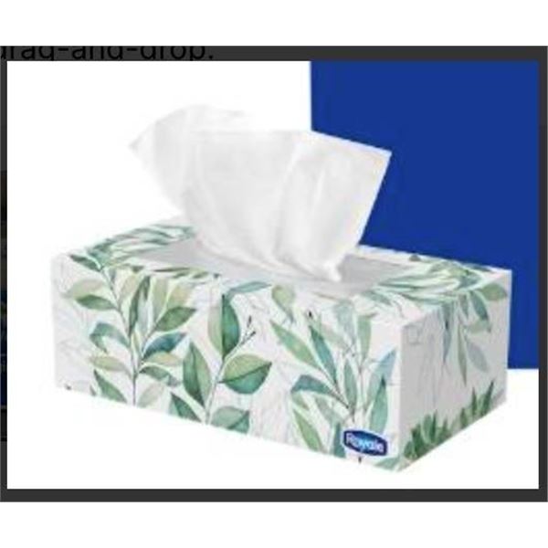 Royale 18 Boxes of 2-Ply Facial Tissues