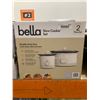 Image 2 : Bella 2-Piece Slow Cooker Set With Double-Duty Duo Functionality