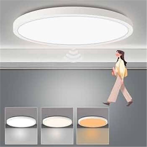 Koda Modern 15-Inch LED Ceiling Light with Backlit Feature