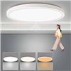 Image 1 : Koda Modern 15-Inch LED Ceiling Light with Backlit Feature