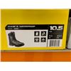 Image 3 : Chase 9-inch Waterproof Black Boots, Model 132001, Size 10.5 USA