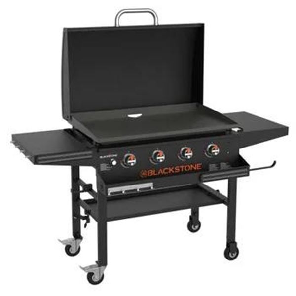 Blackstone 36-Inch Griddle Cooking Station With Side Shelves, Legs and Cover