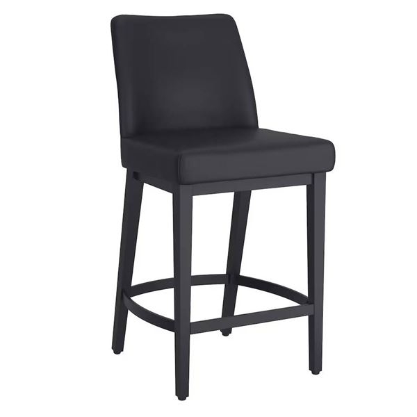 Inspire 203-576BK Porto 26 Inch Counter Stool in Black