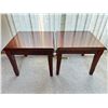 Image 1 : Pair of Wooden Side Tables