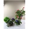 Image 1 : Faux Potted Florals