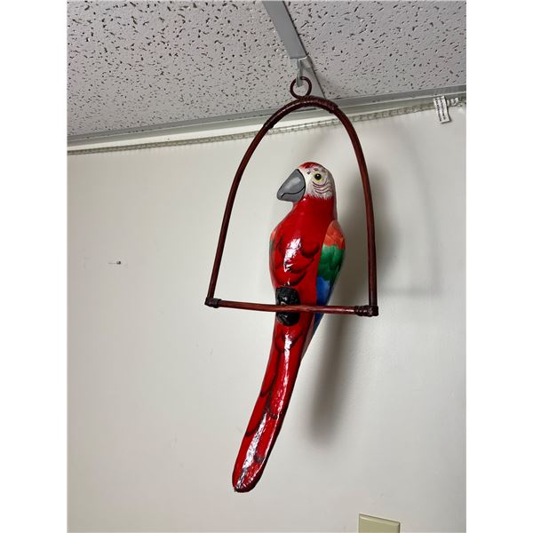 Vintage Hanging Parrot