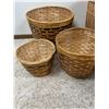 Image 3 : Assortment of Decorative Wicker Baskets