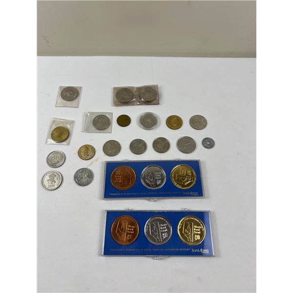 Assortment of Tokens and Med