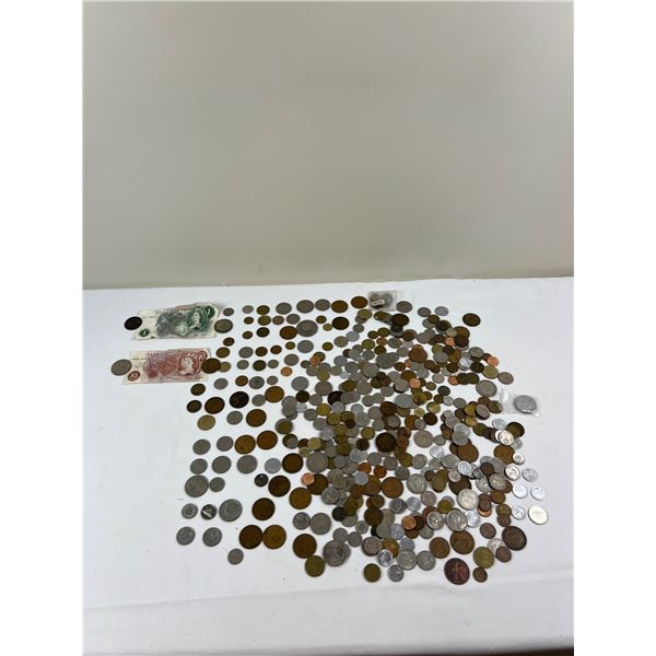 Assortment of International Currency