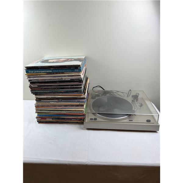 Sansui Turntable & Records