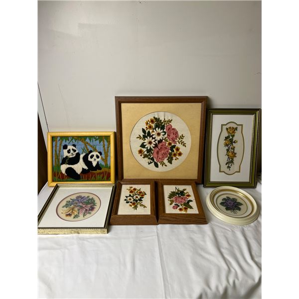 Hand Stiched Embroidery Artwork