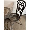 Image 4 : Cast Iron Bistro Table & Chairs