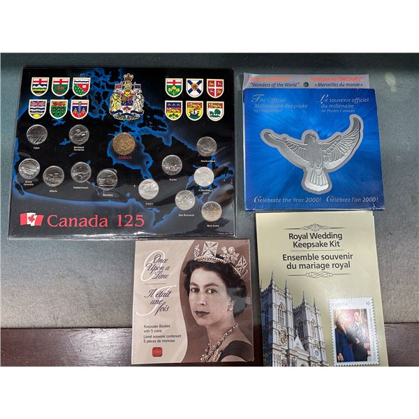 Canadian Coins and Stamps Lot