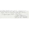 Image 1 : Fern Formica signed handwritten note