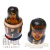 Image 2 : AC/DC - Hand-Painted Russian Nesting Doll Set - 4791