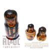 Image 4 : AC/DC - Hand-Painted Russian Nesting Doll Set - 4791