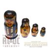 Image 7 : AC/DC - Hand-Painted Russian Nesting Doll Set - 4791