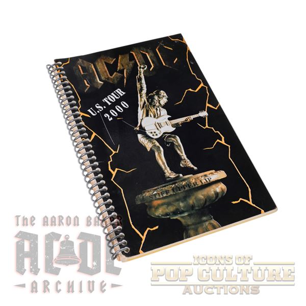 AC/DC - U.S. Tour 2000 Itinerary Book - 2189