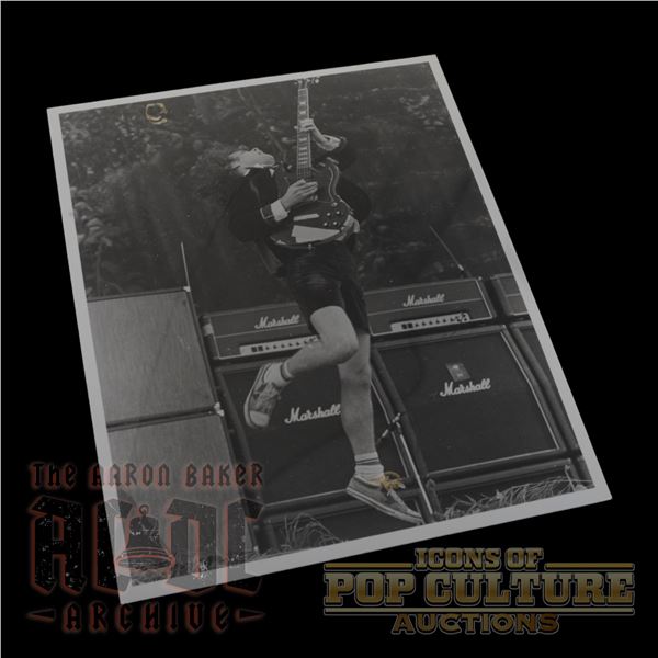 AC/DC - Angus Young Concert Photograph - 1913