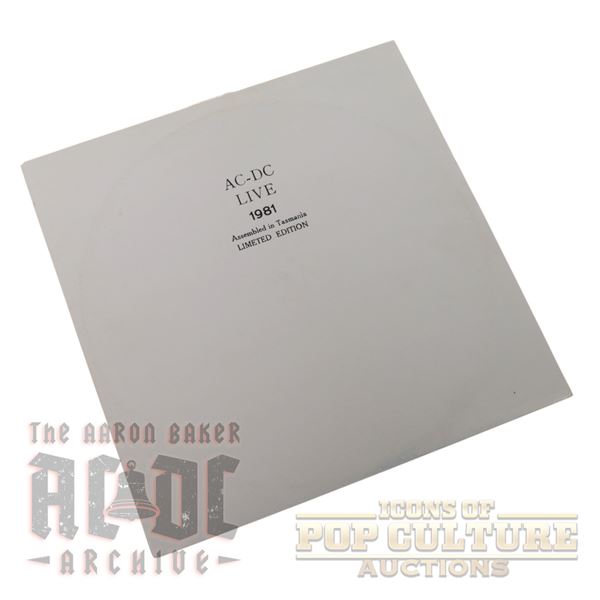 AC/DC – Live 1981 Unofficial Limited Edition LP - 4508