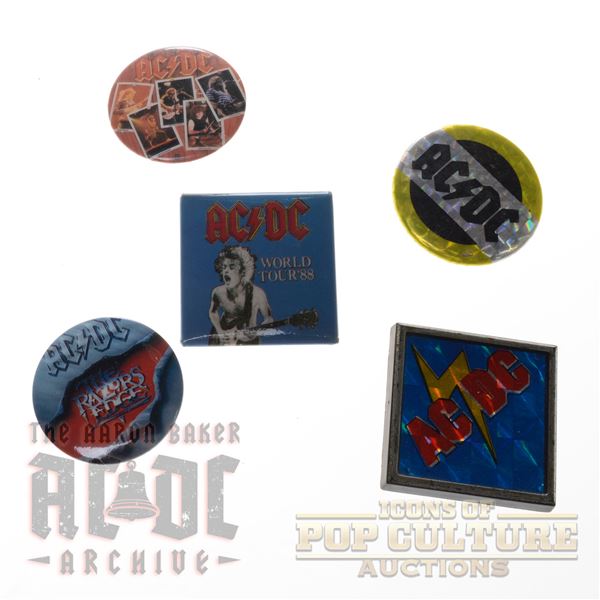 AC/DC - Collection of Pins - 747