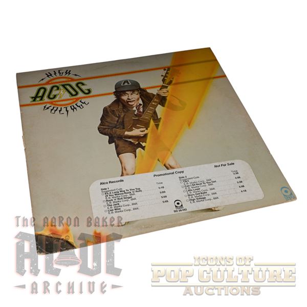 AC/DC - High Voltage – 1976 Atco Promotional LP - 2150