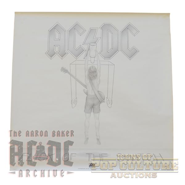 AC/DC – Flick of the Switch 24" x 24" Promotional Poster - 3582