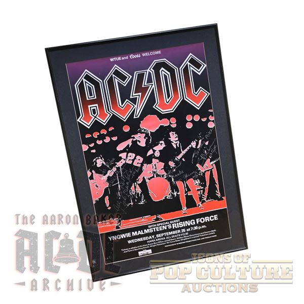 AC/DC - Signed Concert Poster - 3211