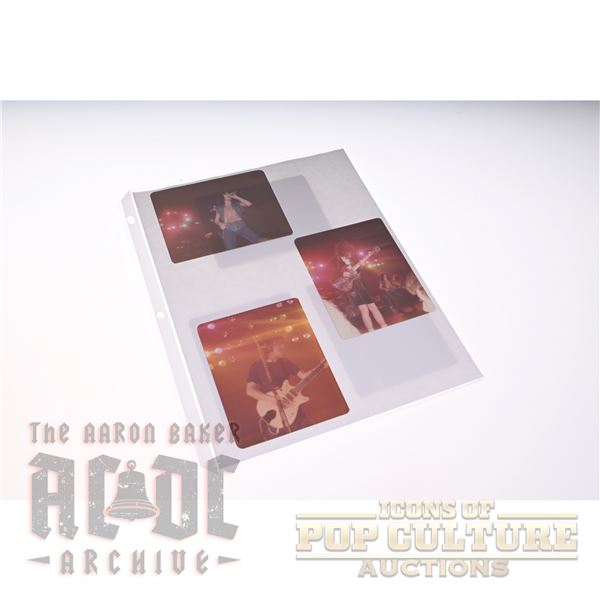 AC/DC – Set of Six Original 3.5" x 4.5" Bon Scott Era Photographs - 3816
