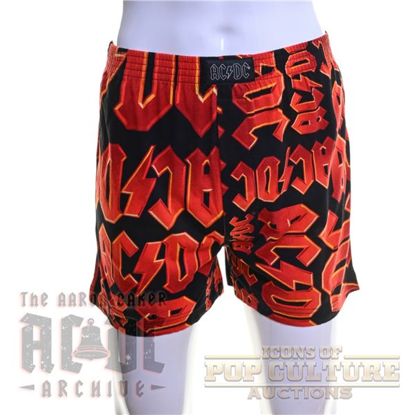AC/DC - All-Over Logo Print Shorts - 4835