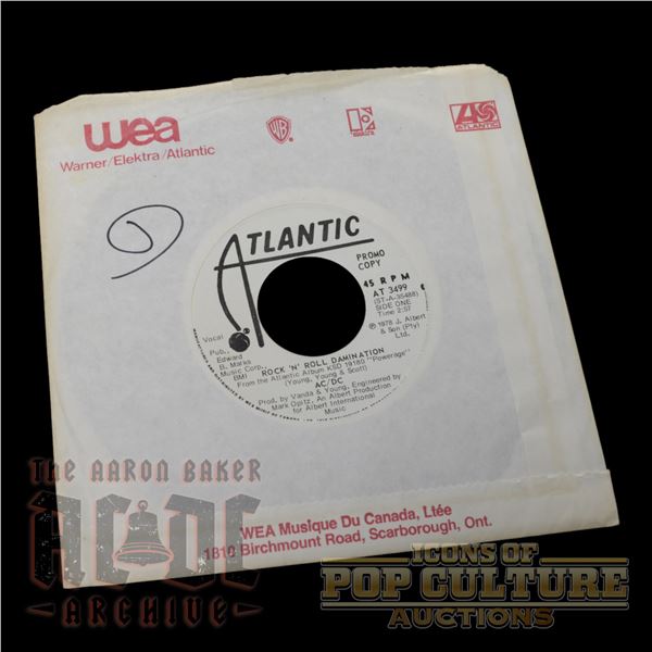 AC/DC - 1978 Canadian Promo 7" Single - 3830