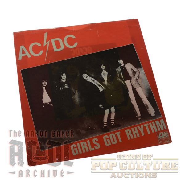 AC/DC – Girls Got Rhythm / Get It Hot 1979 Belgium 7" Single - 4122