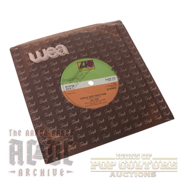 AC/DC – "Girls Got Rhythm" UK Promo 7″ Single - 2109