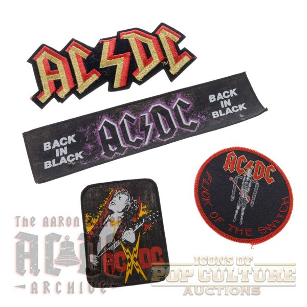 AC/DC - Collection of Four Sew-On Patches - 2037