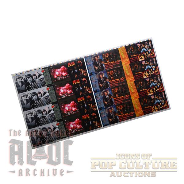 AC/DC - "AC/DC Live" Compact Disc Packaging Printer’s Proof - 2363