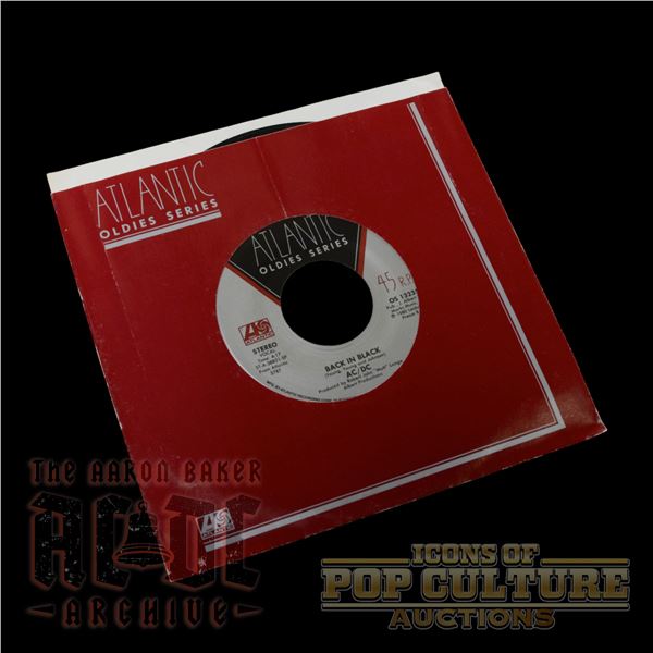 AC/DC – Back in Black / You Shook Me All Night Long Atlantic Oldies Series - 4115