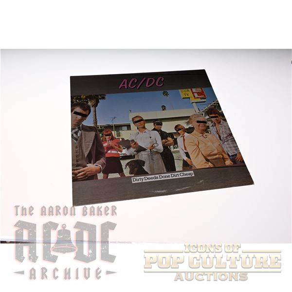 AC/DC – Dirty Deeds Done Dirt Cheap UK Misprint LP - 2156
