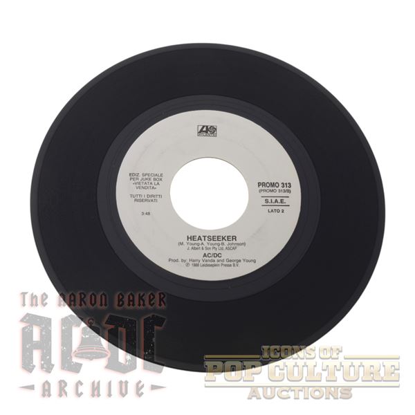 AC/DC “Heatseeker” Italian Jukebox Promo 7" Single - 3758