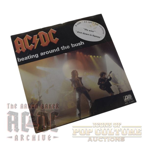 AC/DC – Beating Around the Bush Italian 7" Single - 1963