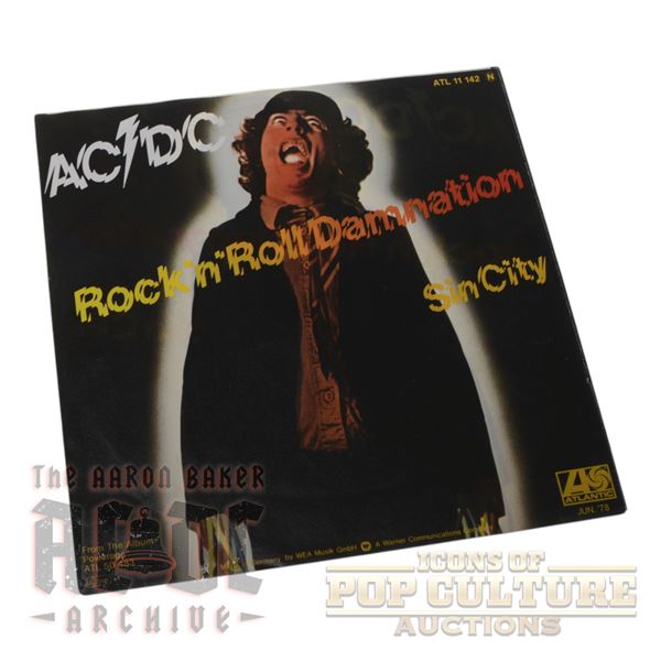 AC/DC – Rock ’n’ Roll Damnation European 7″ Single - 1878