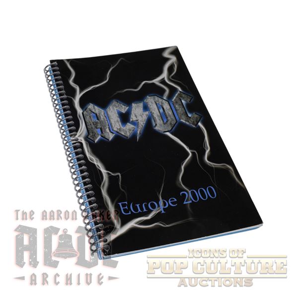 AC/DC - Europe 2000 Tour Itinerary Book - 2188