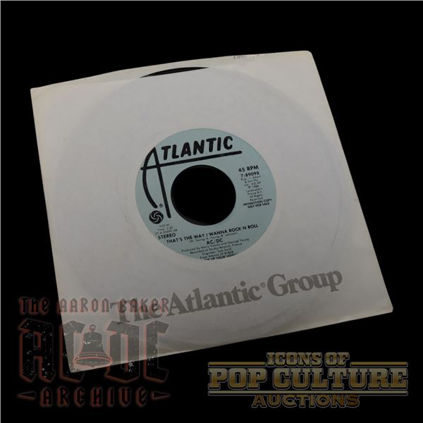 AC/DC - “That’s The Way I Wanna Rock N Roll” 7" Promotional Single - 2196