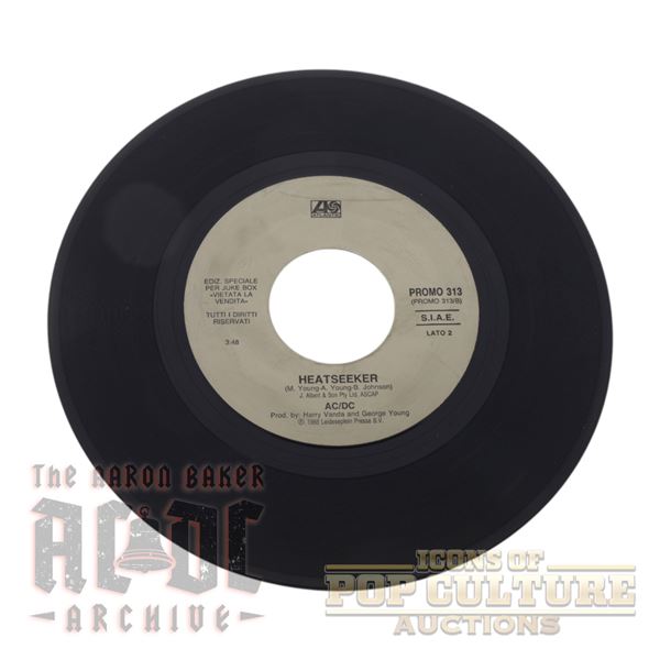 AC/DC - “Heatseeker” Italian Jukebox Promo 7" Single - 2213